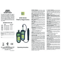 ETI 6000 and 6100 Therma Hygrometer - User Manual