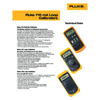 Fluke 705 Loop Calibrator - Datasheet
