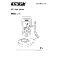 Extech LT45 LED Light Meter - User Manual