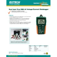 Extech DL160 Dual Input True RMS AC Voltage/Current Datalogger