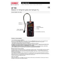 KIMO DF110 Refrigerant Detector - User Manual