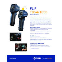 FLIR TG54 Spot IR Thermometer - Datasheet