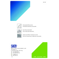 Sika Type E2 Digital Pressure Gauge - User Manual
