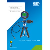 Sika Type E2 Digital Pressure Gauge - Datasheet