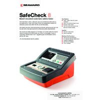 Seaward Clare SafeCheck 8 Automatic Safety Tester - Datasheet