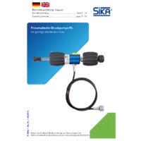 Sika P4 Pressure Pump - User Manual