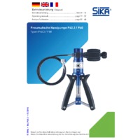 Sika P40.2 Pressure Pump - User Manual