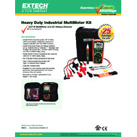Extech EX505 K Heavy Duty Industrial MultiMeter Kit SKU:EX505-K