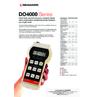 Seaward Cropico DO4002 Low Resistance Ohmmeter - Datasheet