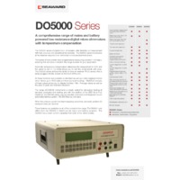 Seaward Cropico DO5000 Low Resistance Ohmmeter - Datasheet