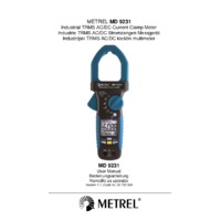 Metrel MD 9231 Clamp Meter - User Manual