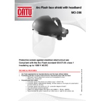 CATU MO-286 Arc Flash Face Shield - Datasheet