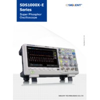 Siglent SDS1202X-E Super Phosphor Oscilloscope - Datasheet
