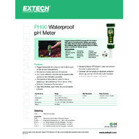 Extech PH90 pH Meter - Datasheet