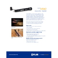 FLIR MR40 Moisture Pen - Datasheet