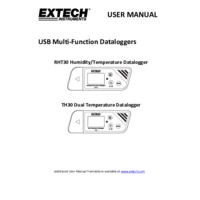 Extech RHT30 Temperature and Humidity Logger - User Manual