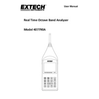Extech 407790A Sound Analyser - User Manual