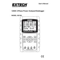 Extech 382100 Power Analyser - User Manual