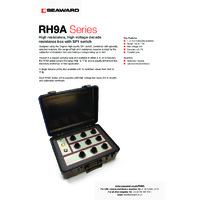 Seaward Cropico RH9A High Resistance Decade Box - Datasheet