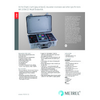 Metrel MI 3944 MultiTester - Datasheet