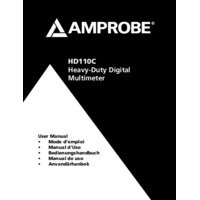 Amprobe HD110C Heavy Duty Digital Multimeter - User Manual