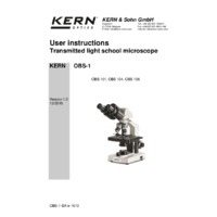 Kern OBS Microscope - User Manual