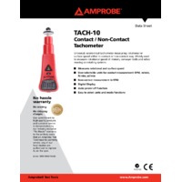 Amprobe TACH10 Tachometer - Datasheet