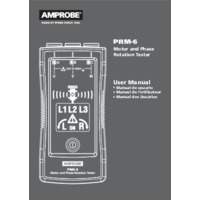 Amprobe PRM-6 Phase Rotation Tester - User Manual