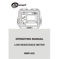 Sonel MMR-650 Micro-Ohmmeter - User Manual
