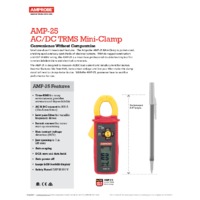 Amprobe AMP-25 Mini Clamp Meter - Datasheet