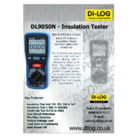 DL9050N Digital Insulation and Continuity Tester - Specsheet