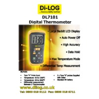 DiLog DL7101 Digital Thermometer - Specsheet