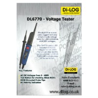 DiLog DL6770 Voltage Indicator - specsheet
