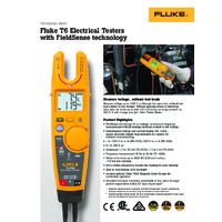 Fluke T6 Electrical Tester - Datasheet
