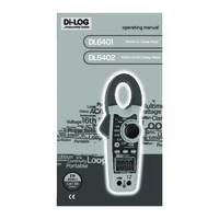 DiLog DL6402 and DL6401 Digital Clamp Meter - Instruction Manual