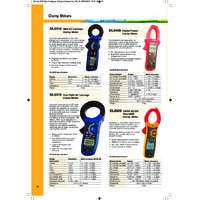 DiLog DL6518 and DL6519 Leakage Clamp Meter - Datasheet