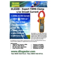 DiLog DL6508 Digital True-RMS Clamp Meter-Specification-Sheet