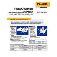 Fluke 5500 Series Pressure Comparator - Datasheet