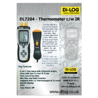 DiLog DL7204 Professional Thermometer - Specsheet