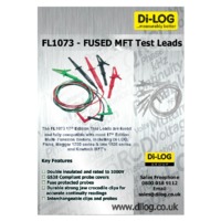 DiLog FL1073 Three Wire Fused Lead Set for Multifunction Testers - Datasheet