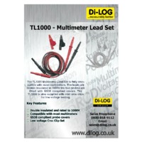 DiLog TL1000 Test Lead and Crocodile Clip Set - Datasheet