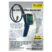 DiLog DL7201 Wireless Video Borescope - Datasheet