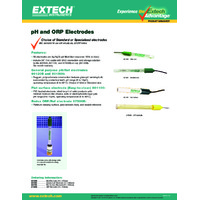 Extech 67500B Redox ORP REF Electrode - Datasheet