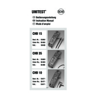 Amprobe CHB15-D Clamp Meter (AC DC) - User Manual