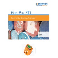 Crowcon Gas Pro PID Detector - Datasheet