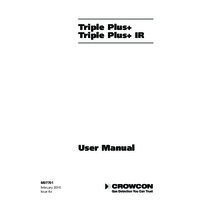 Crowcon Triple Plus Plus and IR Issue - User Manual