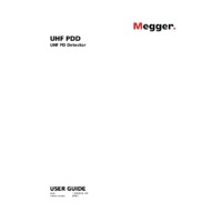 Megger UHF Partial Discharge Detector - User Manual