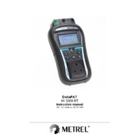 Metrel MI 3309 DeltaGT BT PAT Tester - User Manual