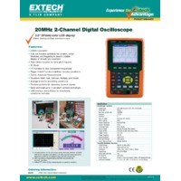 Extech MS420 20MHz 2 Channel Digital Oscilloscope