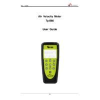 TPI DC580 Airflow Meter - User Manual